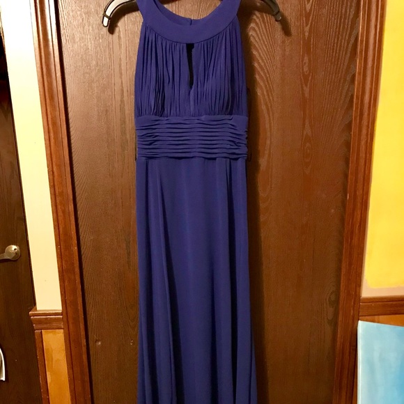 Royal blue evening gown - Picture 1 of 2